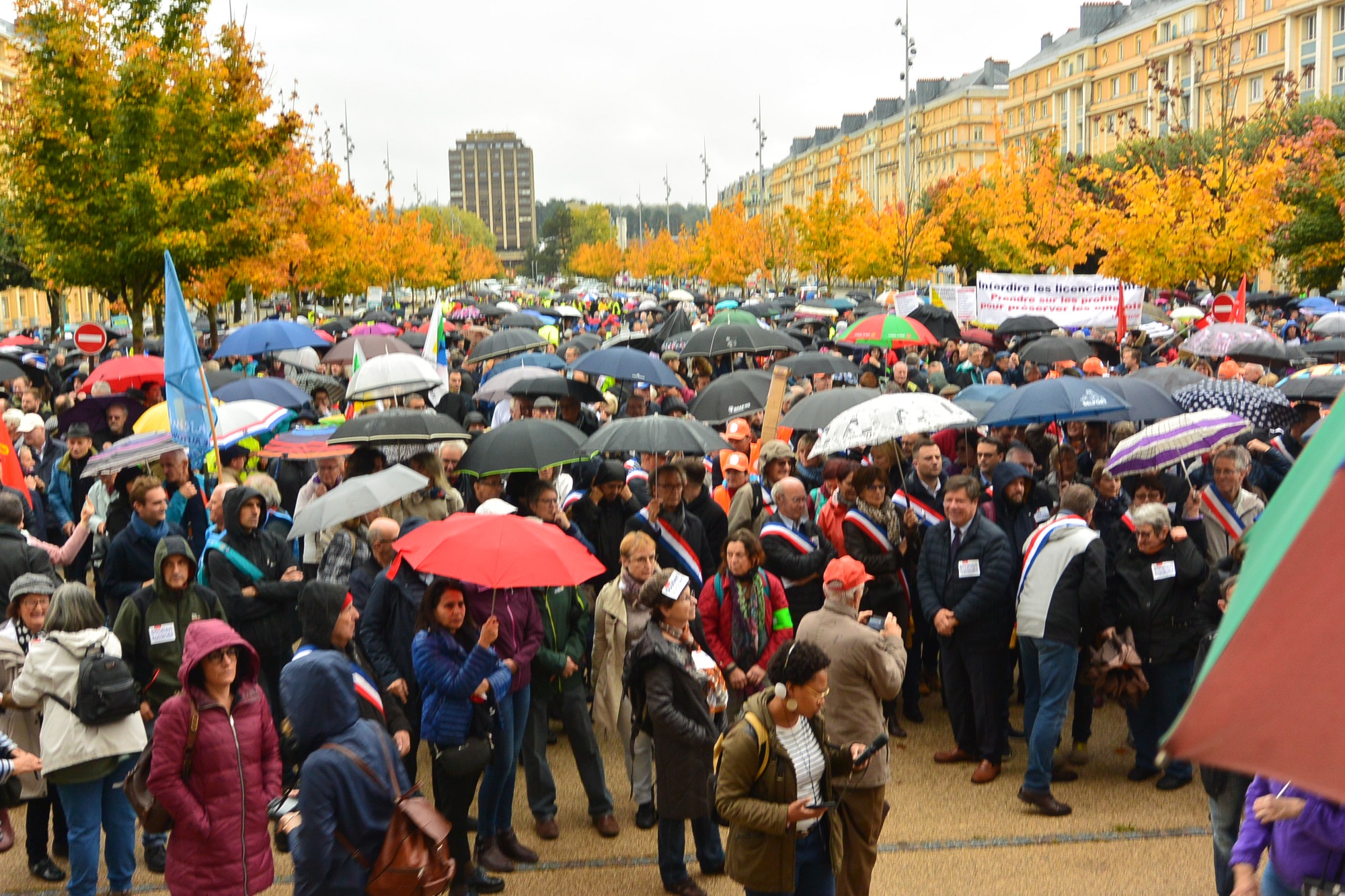 Manifestation GE Belfort octobre 2019