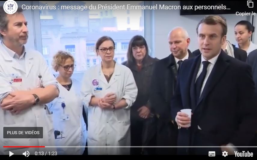 Macron visite hopital Pitié_Salpetriere