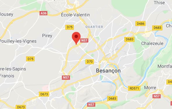 Quartier des Montboucons à Besançon.