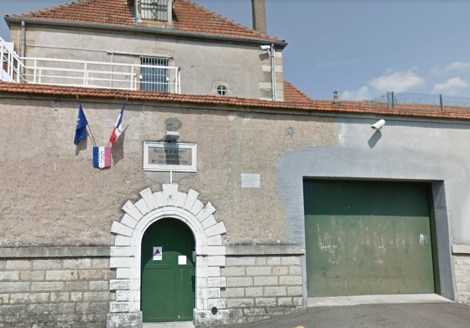 Un détenu se suicide à la maison d'arrêt de Vesoul, en Haute-Saône.