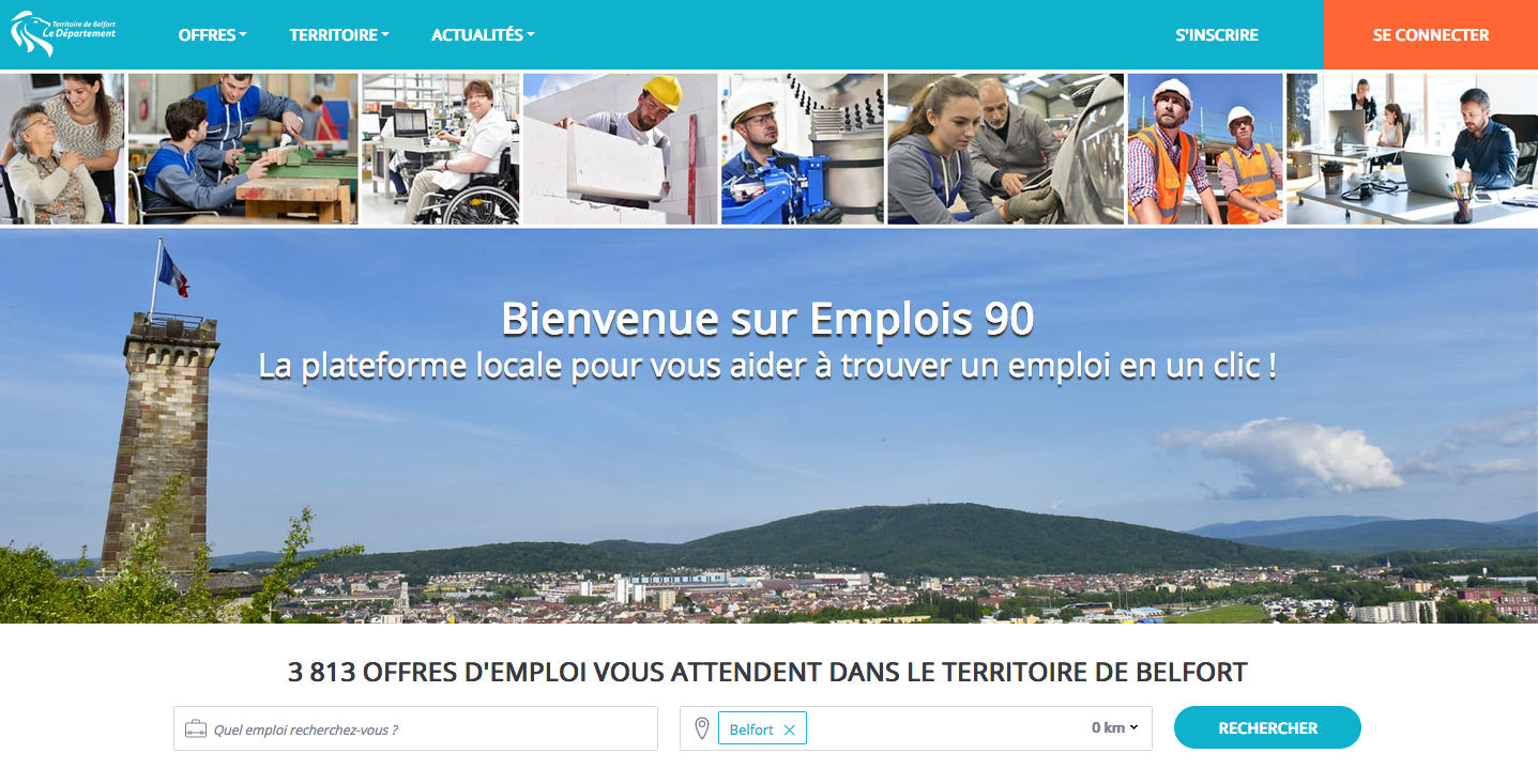 Le conseil départemental déploie la plateforme emplois90.fr.