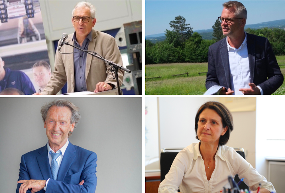 Charles Demouge, Nicolas Pacquot, Martial Bourquin et Marie-Noëlle Biguinet sont candidats à la présidence de Pays de Montbéliard Agglomération. Ils sont 4 candidats.