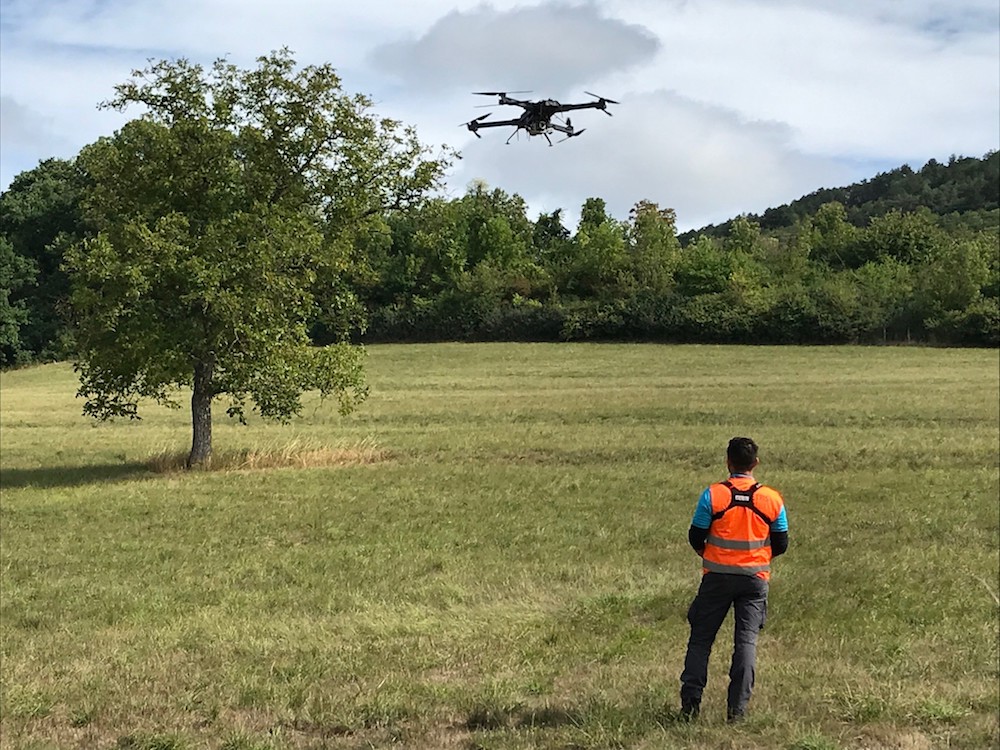 SNCF Réseau Bourgogne-Franche-Comté surveille le réseau avec des drones