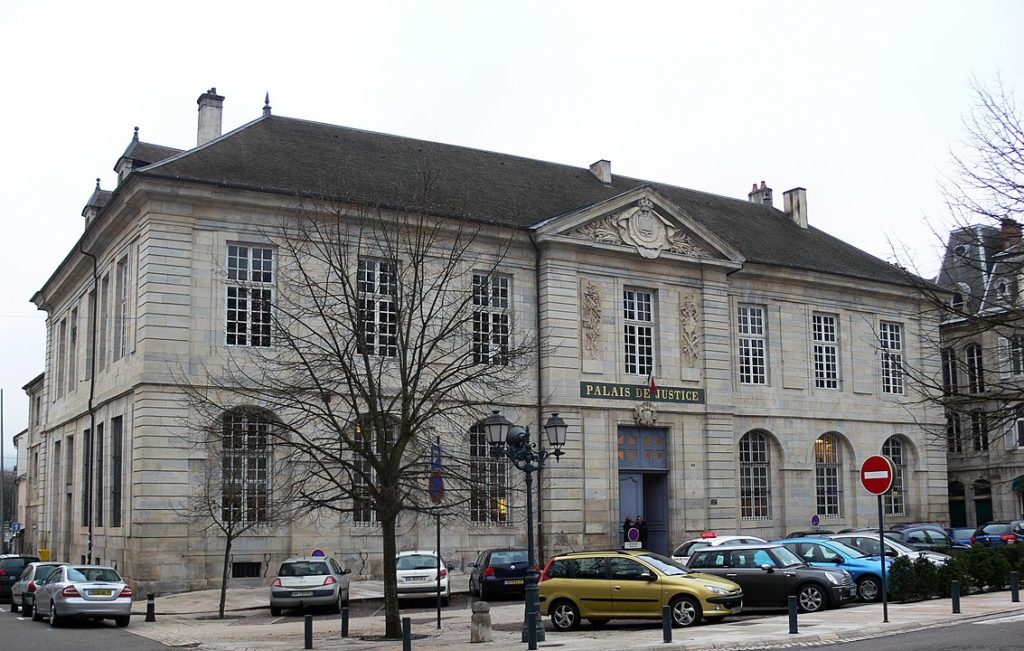 Palais de justice de Vesoul en Haute-Saône.