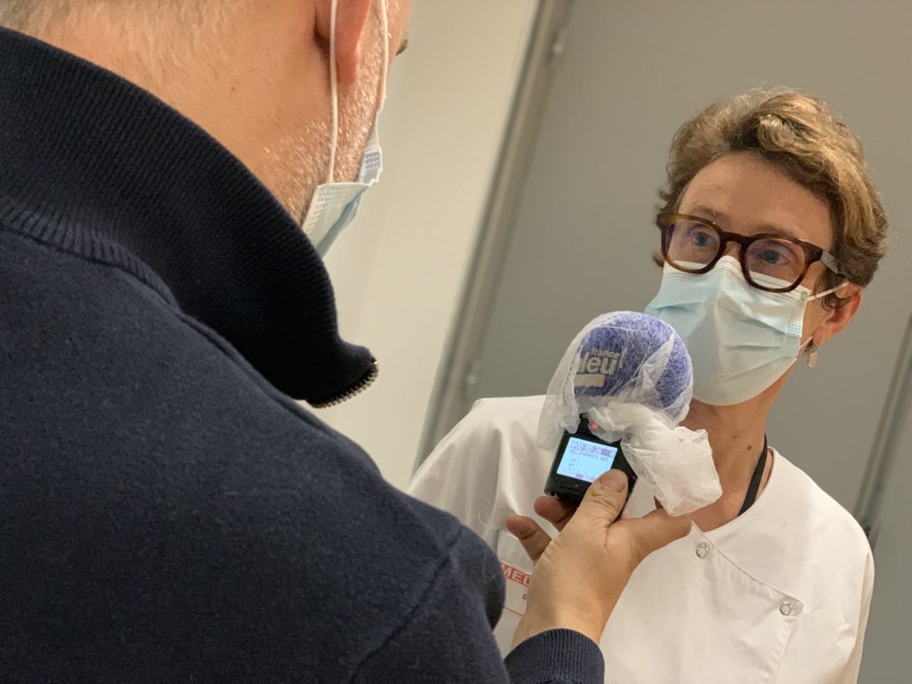 Docteure Anne-Sophie Dupond, présidente de la commission médicale d'établissement de l'hôpital Nord-Franche-Comté, à Trévenans.