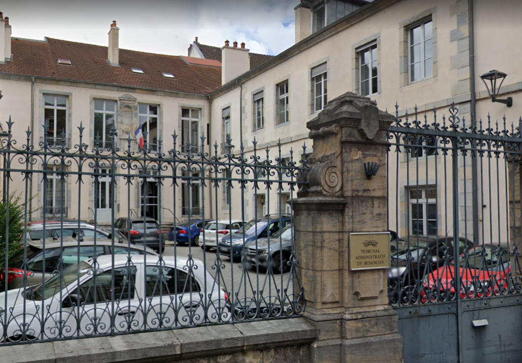Le tribunal administratif de Besançon.