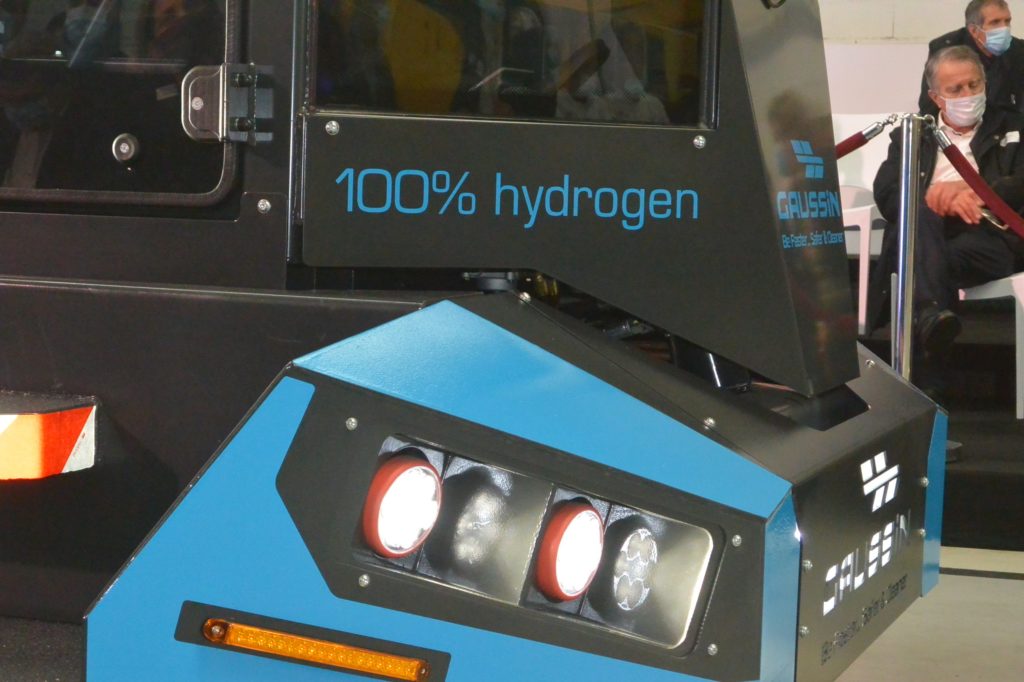 Gaussin industrie a présenté début octobre 2020 de nouveaux véhicules à hydrogène.