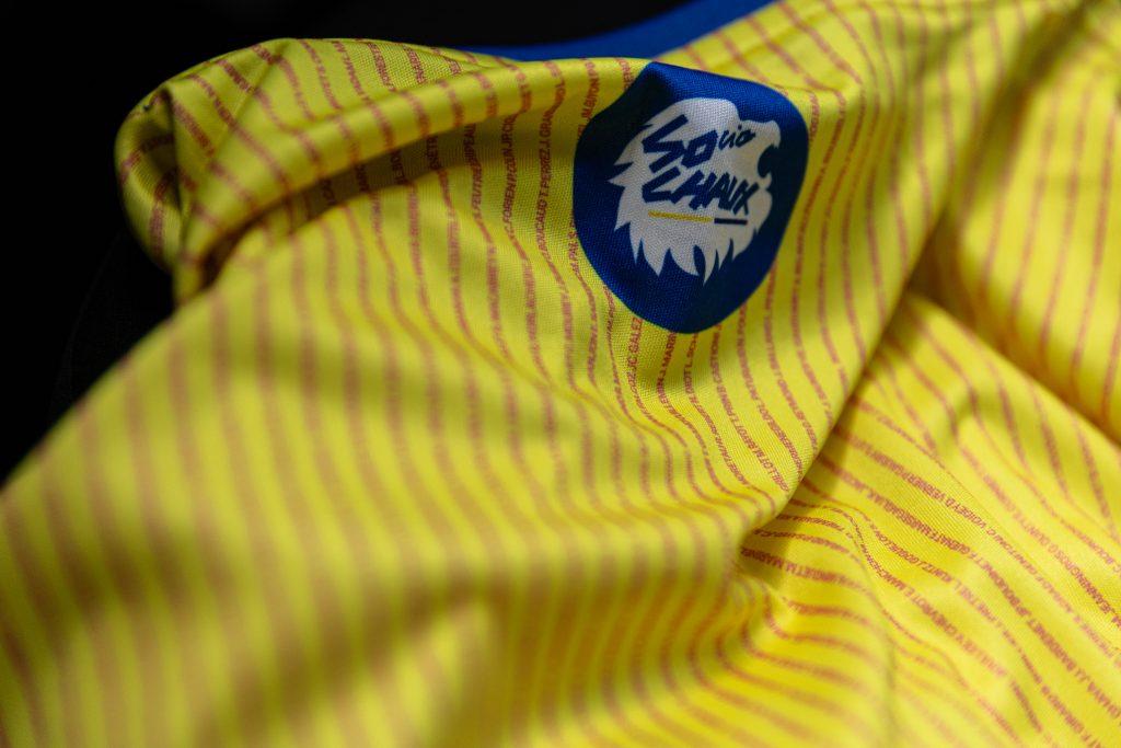 Le maillot collector Sociochaux, porté le 9 mars 2024 pour "le match des Socios". | ©Sam Coulon – Sociochaux