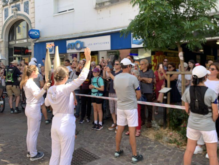 Flamme olympique à Montbéliard. | ©Le Trois - E.C.