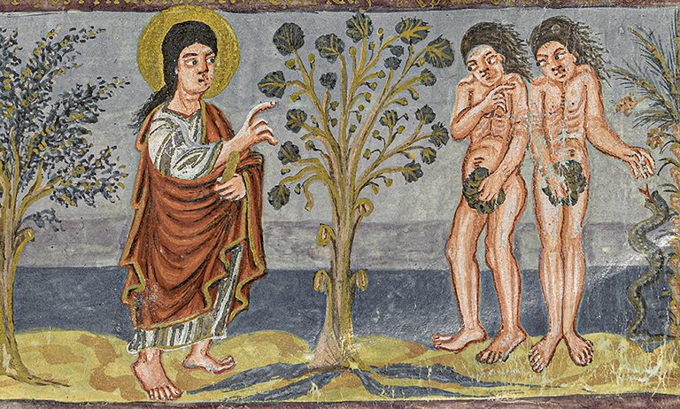 Enluminure de la Bible de Moutier-Grandval, représentant la Genèse. | ©British Library