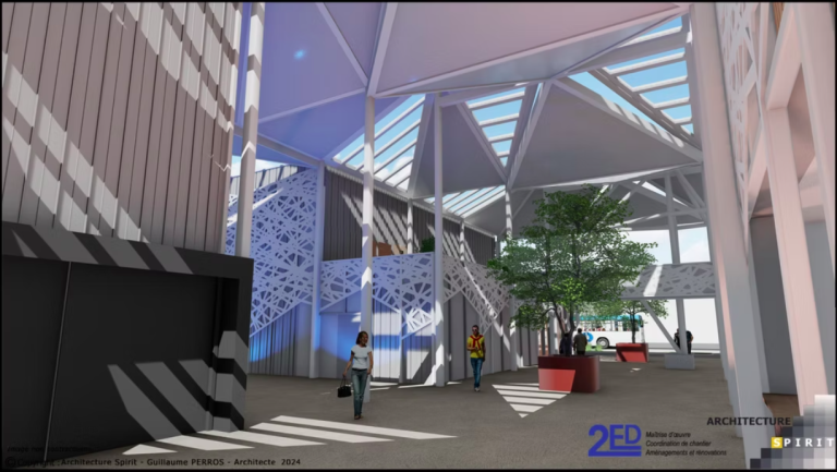 Image 3D parc AtraXion. | ©Architecture Spirit - Guillaume Perros - Architecture 2024