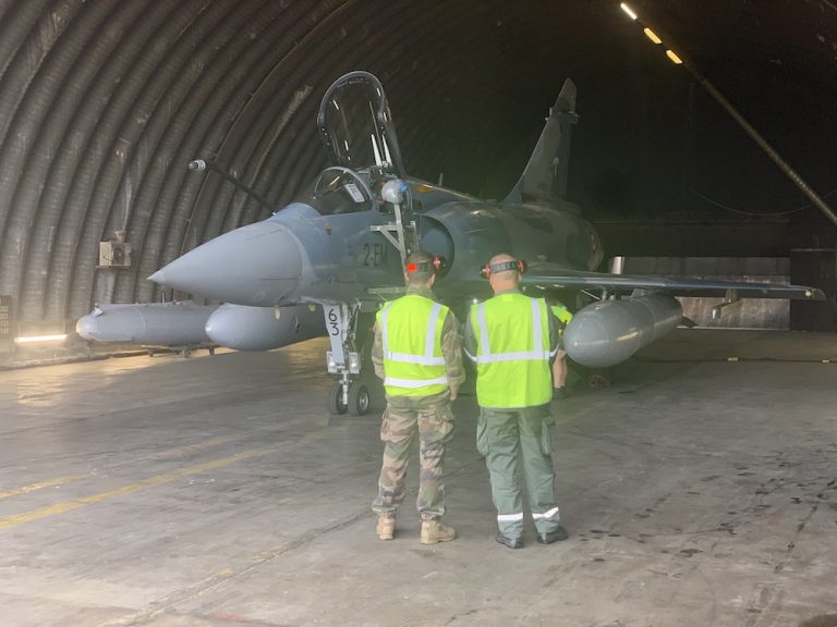 Mirage 2000-5F de la BA 116 de Luxeuil-Saint-Sauveur, en Haute-Saône, en préparation pour le décollage. | ©Le Trois – Thibault Quartier