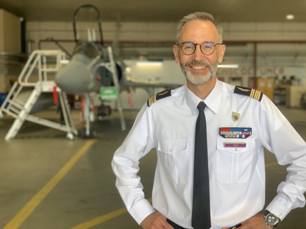 colonel_roux_BA_116 Le colonel Emmanuel Roux, commandant de la base aérienne 116 de Luxeuil-Saint-Sauveur, en Haute-Saône, depuis septembre 2024. | ©Le Trois – Thibault Quartier