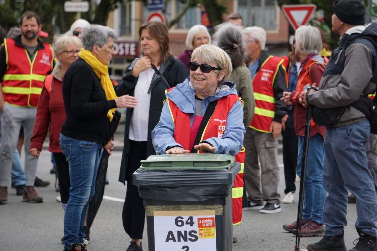 Manifestation contre la réforme des retraites, jeudi 5 juin à Montbéliard.