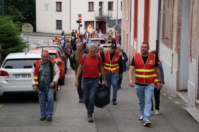 Manifestation contre la réforme des retraites, jeudi 5 juin à Montbéliard.