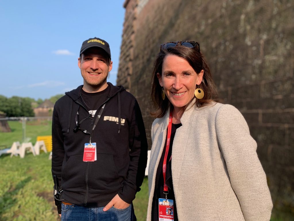 Julian Catusse, directeur du Fimu et Delphine Mentré, adjointe à la culture de la ville de Belfort. | ©Le Trois - E.C. 