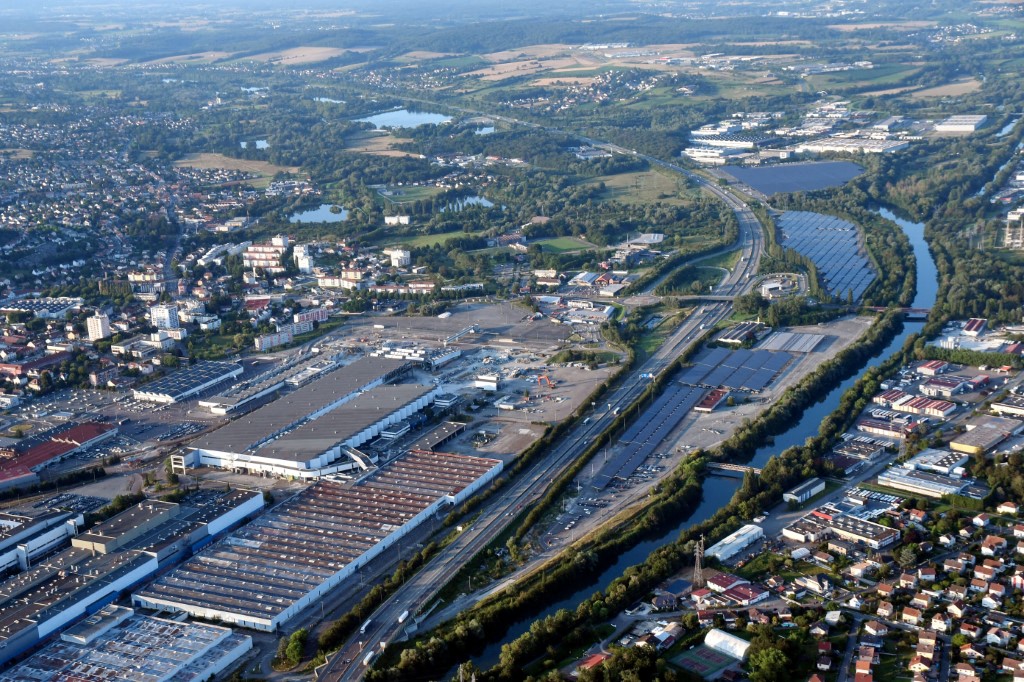 Usine Stellantis de Sochaux-Montbéliard, dans le Doubs.