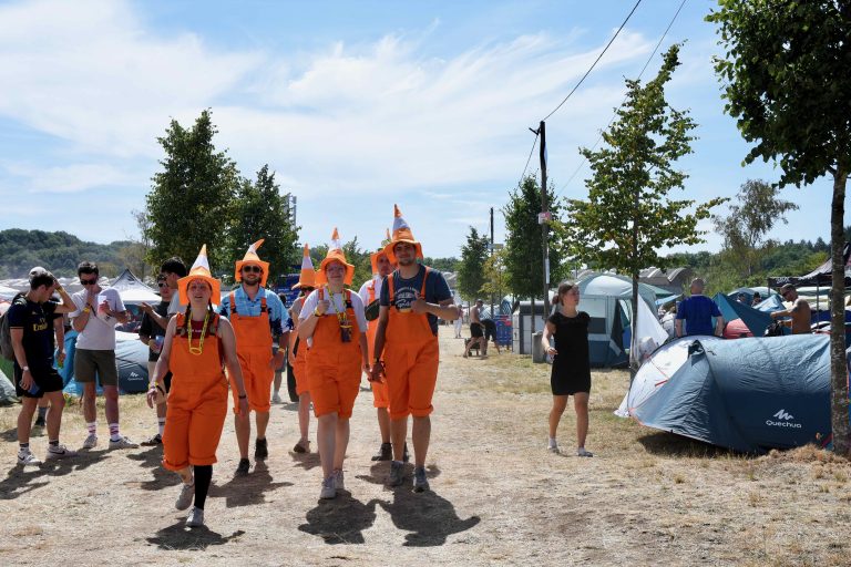 Environ 9 000 festivaliers sont installés sur au camping des Eurockéennes. | ©Le Trois - A.S.
