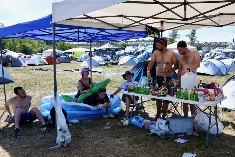Environ 9 000 festivaliers sont installés sur au camping des Eurockéennes. | ©Le Trois - A.S.