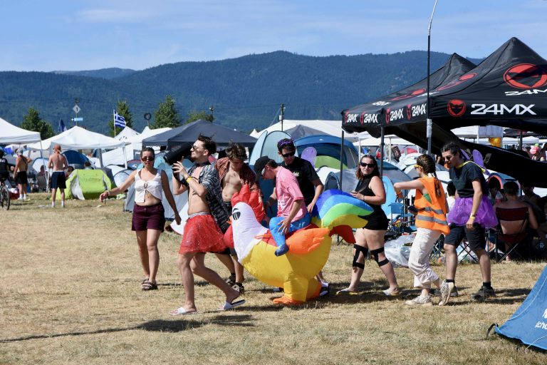 Environ 9 000 festivaliers sont installés sur au camping des Eurockéennes. | ©Le Trois - A.S.