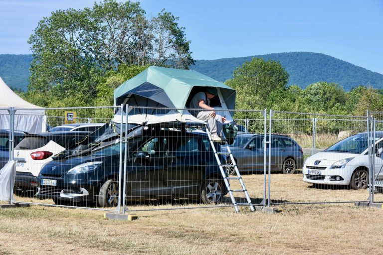 Environ 9 000 festivaliers sont installés sur au camping des Eurockéennes. | ©Le Trois - A.S.