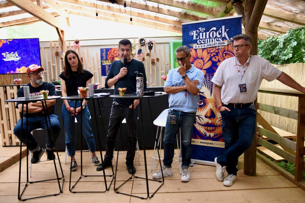 Bilan_Eurocks Conférence de presse bilan des Eurockéennes, le 6 juillet 2025. | ©Le Trois - A.S.