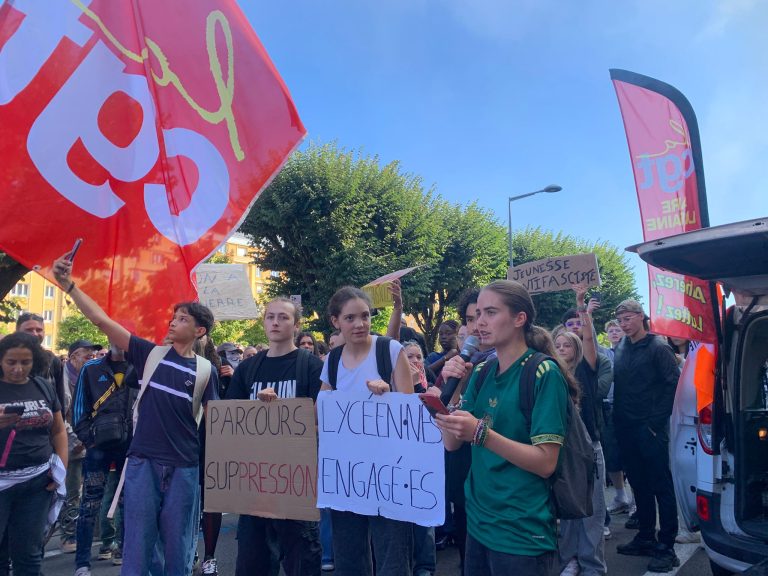 Les lycéens sont particulièrement mobilisés sur cette journée du 18 septembre.