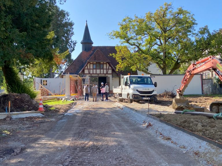Visite de chantier de l'annexe de la Maison Mazarin. | © Le Trois P.-Y.R.
