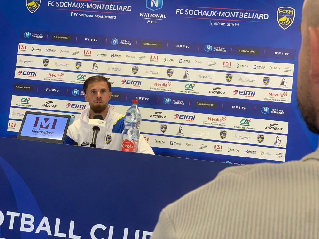 Arthur Vitelli, défenseur du FC Sochaux-Montbéliard. | ©Le Trois - T.Q. 