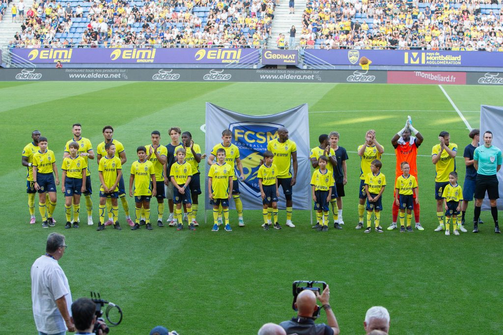 Le FC Sochaux-Montbéliard, contre Orléans, en août 2025.