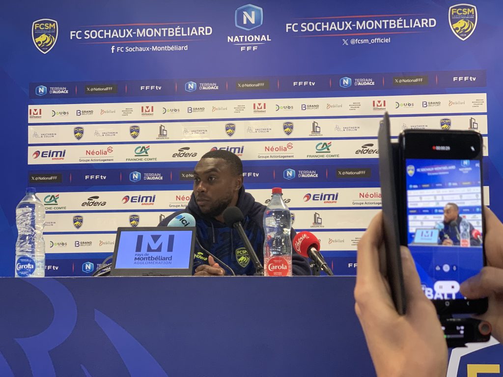 Bendjaloud Youssouf, défenseur du FC Sochaux-Montbéliard (FCSM).