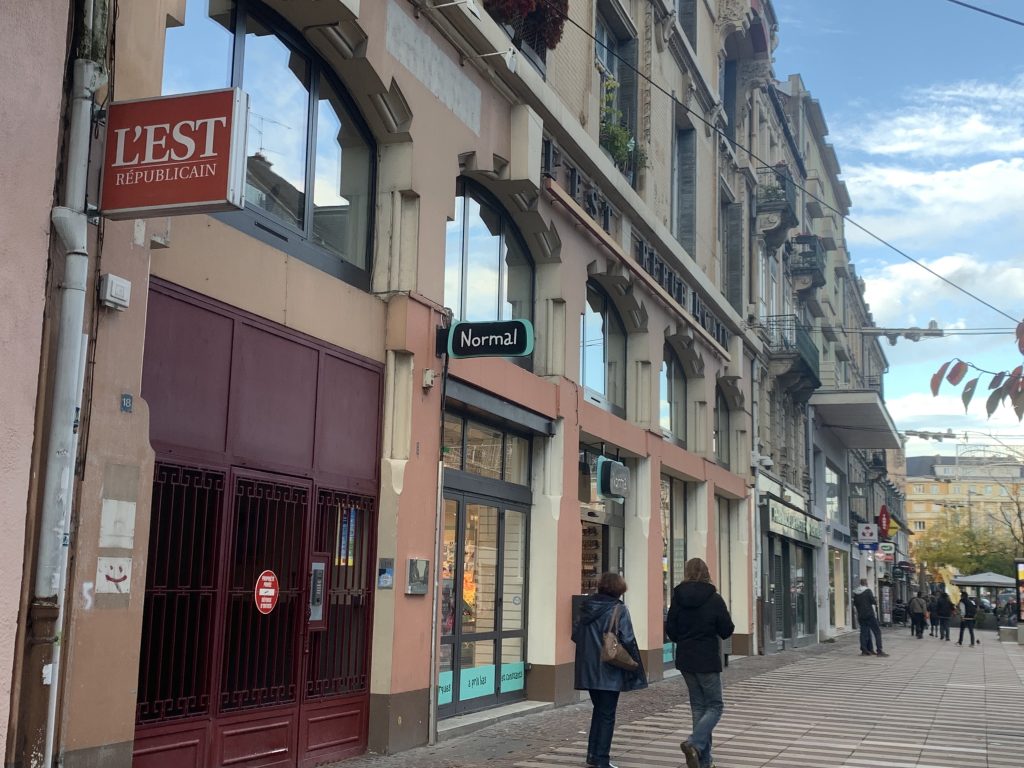 Rédaction de L'Est Républicain, à Belfort, faubourg de France.