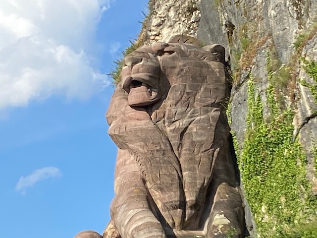 Le Lion de Belfort, statue de Bartholdi, en juin 2025. | © Le Trois P.-Y.R.