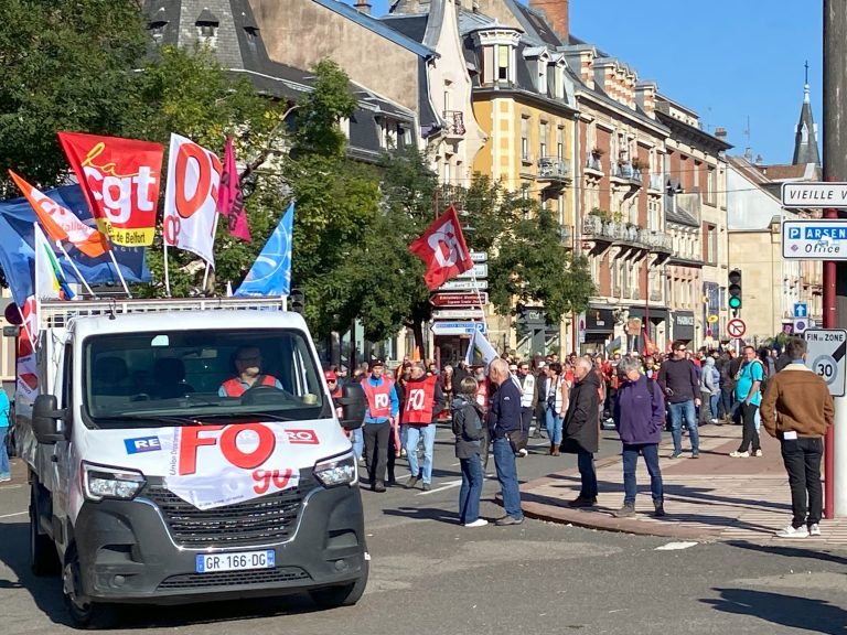 Manifestation du 2 octobre 2025 à Belfort | © Le Trois P.-Y.R.