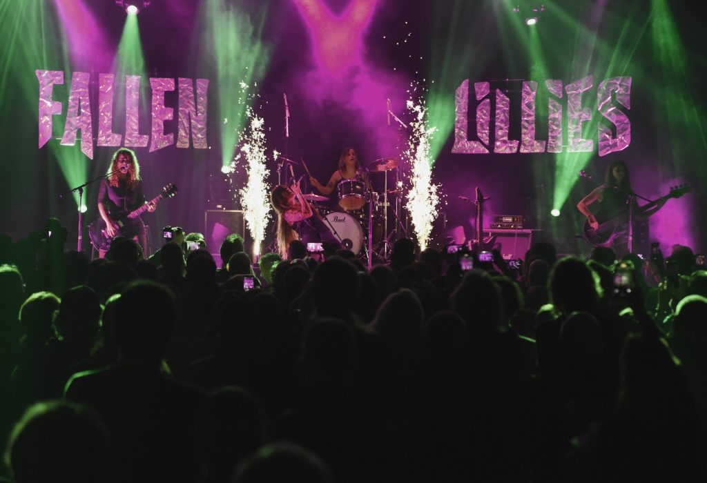 Le groupe de montbéliardaises Fallen Lillies en concert