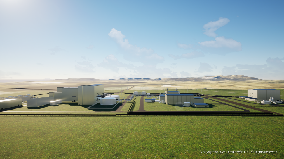 La centrale nucléaire innovante Natrium, aux États-Unis.