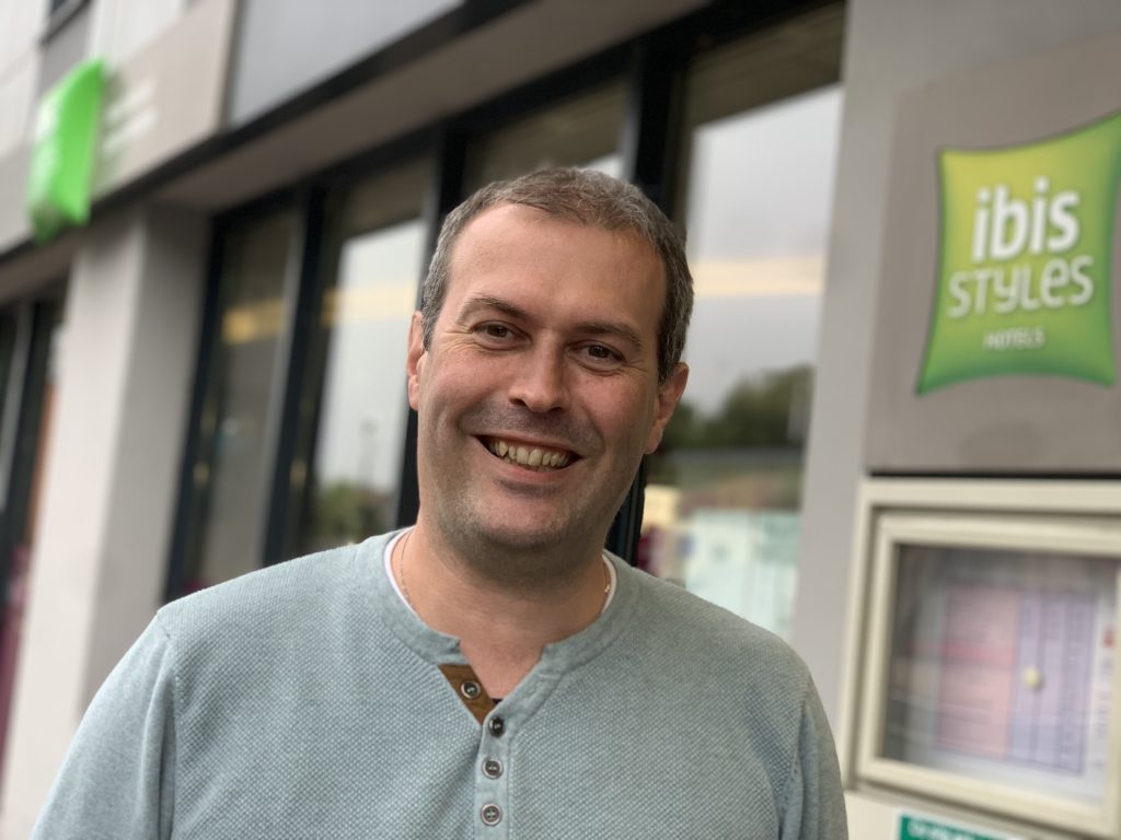 Alix Gauer, directeur de l'Ibis Style du centre, à Montbéliard.