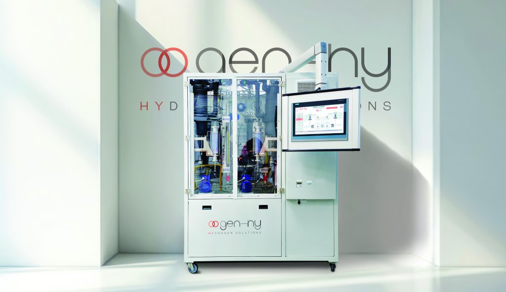 Le nouveau banc de tests industriels de Gen Hy, présenté au salon Hyvolution, du 27 eu 29 janvier 2026 à Paris.