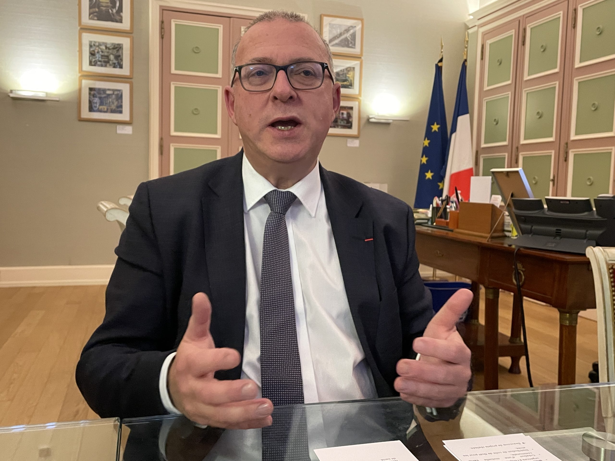 Damien Meslot, maire de Belfort, candidat aux municipales de 2026.