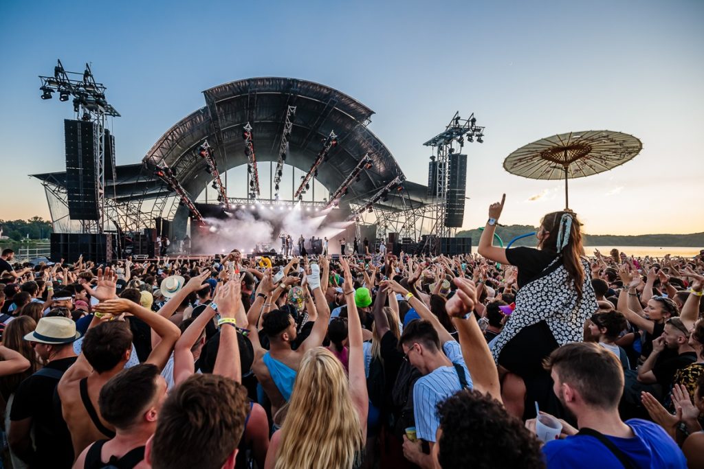 La foule de l'édition 2022 du festival des Eurockéennes.