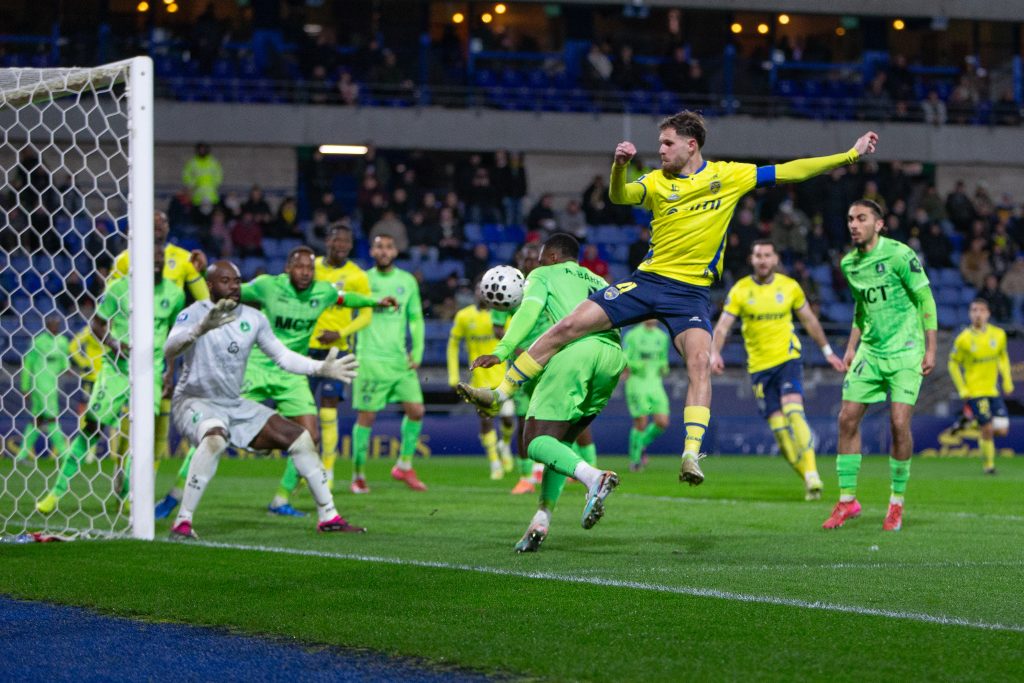 Arthur Vitelli, défenseur du FC Sochaux-Montbéliard, contre Paris 13 Atletico, le 13 février 2026.