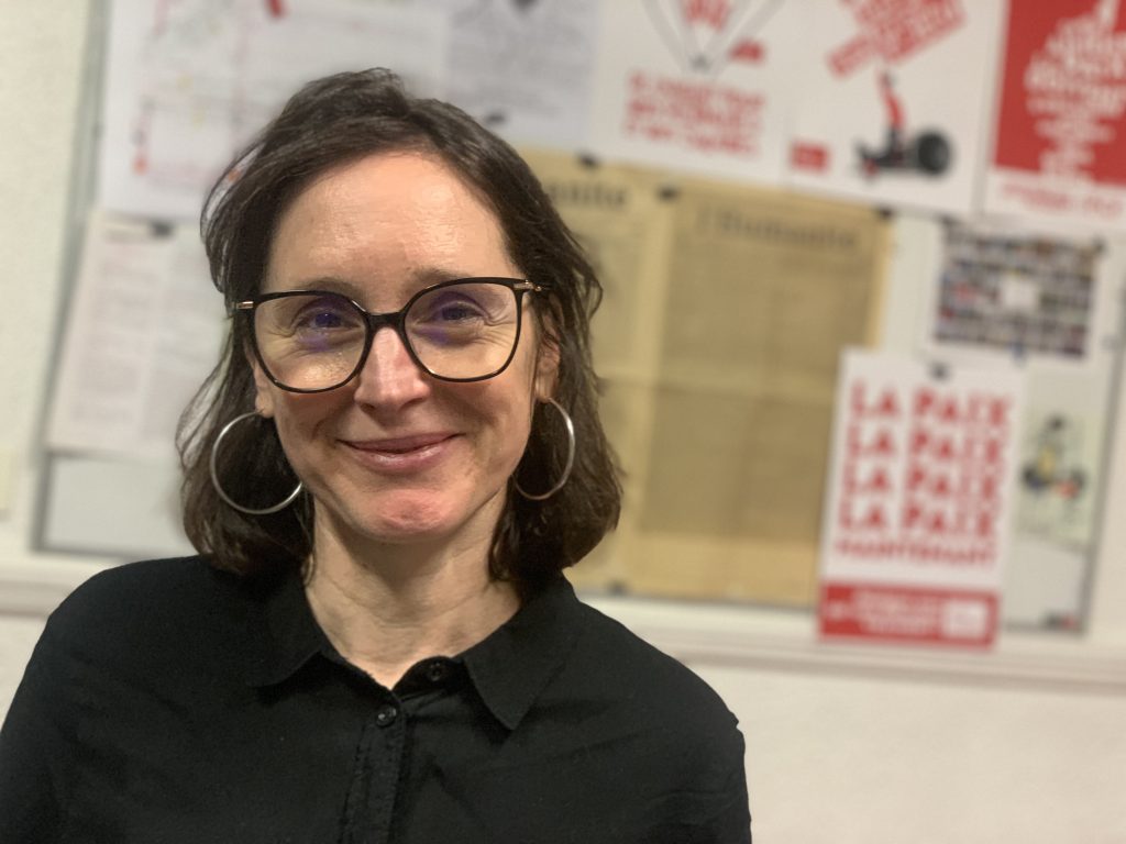 Sandra Joly, militante au Parti communiste français du Territoire de Belfort.