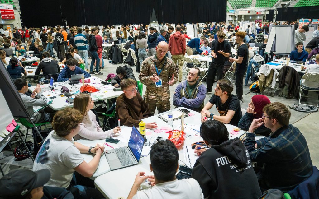 Le 35e régiment d'infanterie à participé au Crunch Time 2026 de l'UTBM.