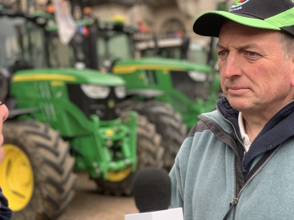 Olivier Fridez, président de la FDSEA du Territoire de Belfort, le 30 mars 2026.