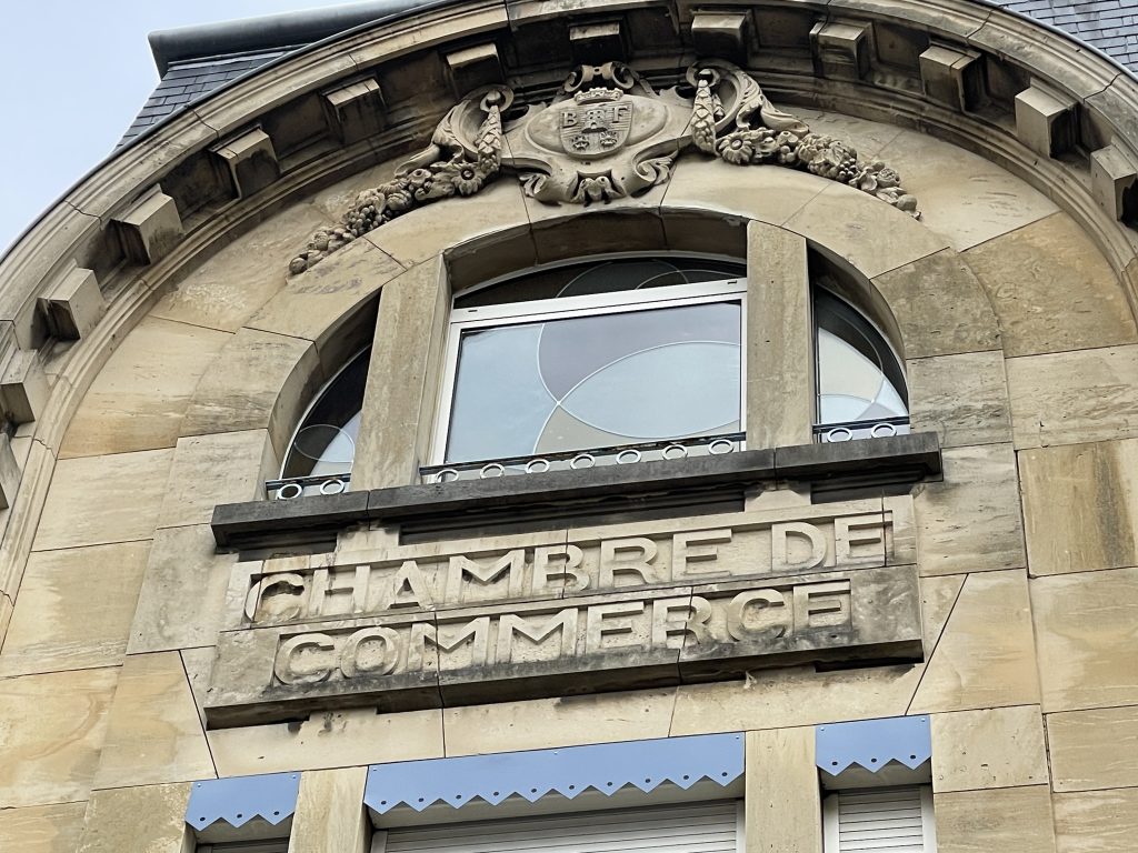 Le fronton de la CCI du Territoire de Belfort.