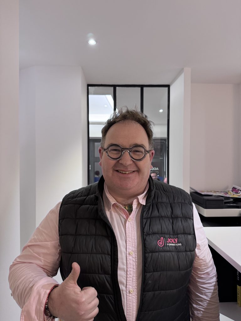 Jérôme Joly, de Joly Formation, à Belfort.