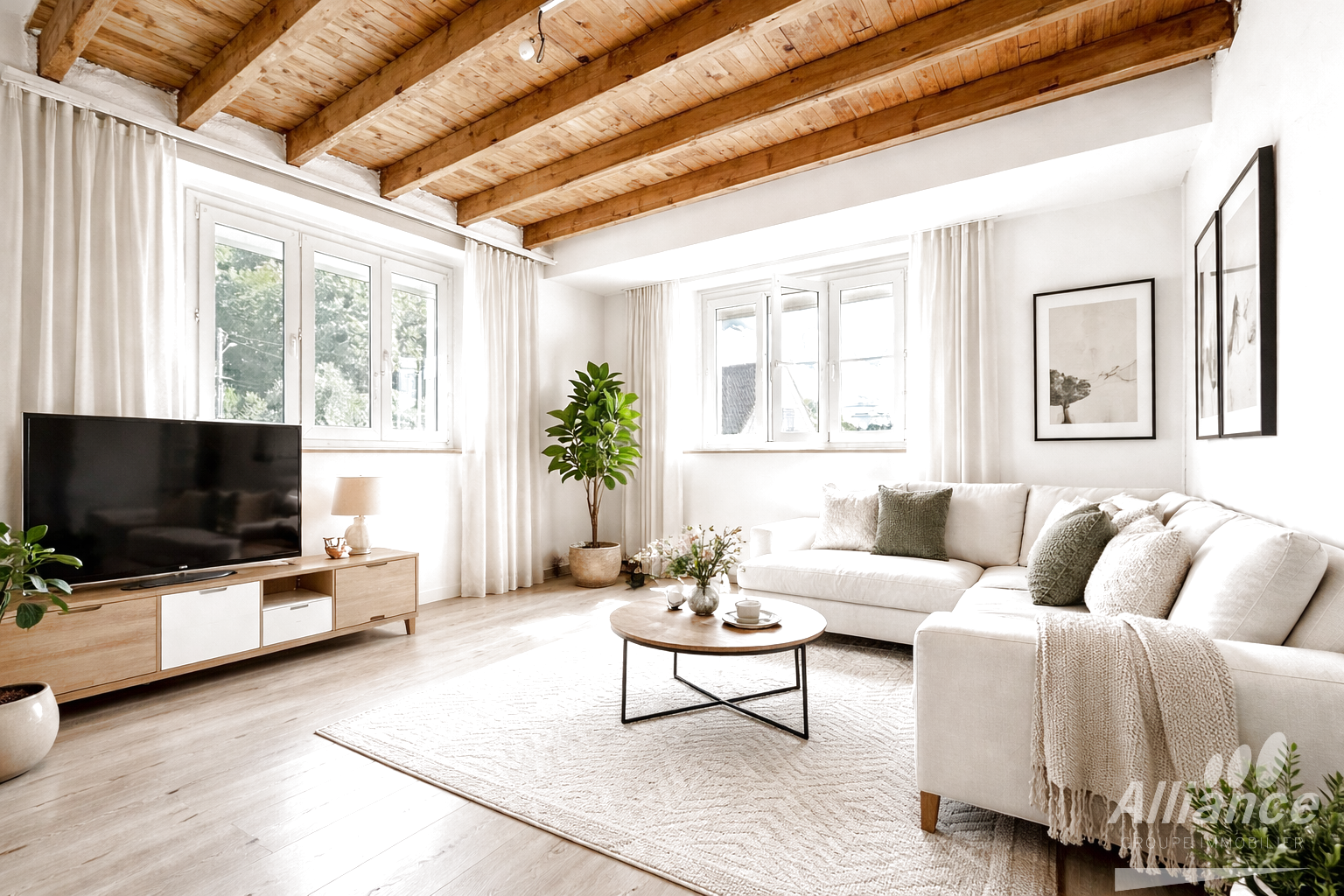 A VENDRE DUPLEX DE CHARME EN CAMPAGNE PROCHE DE MONTBELIARD.