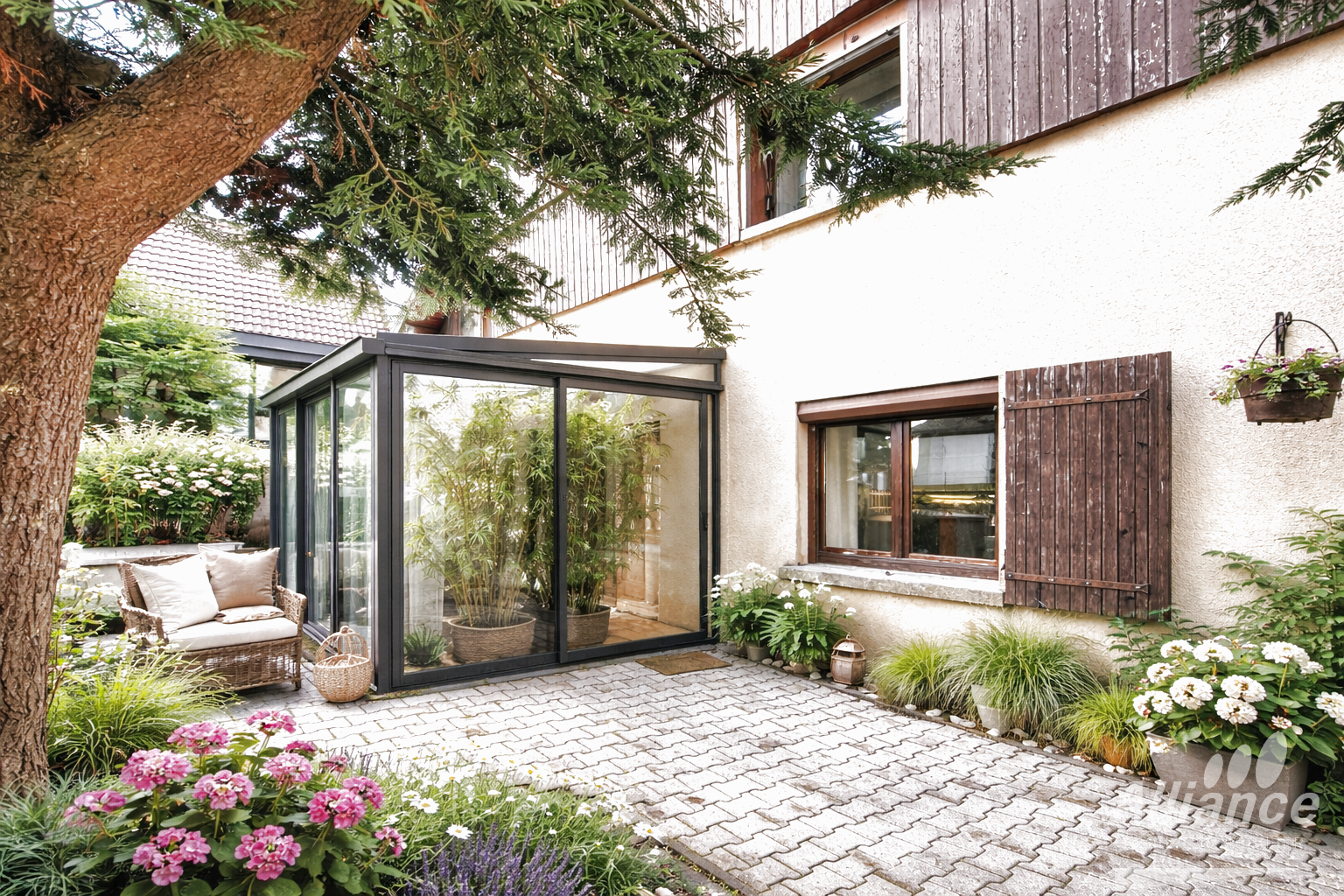 CHARMANTE MAISON DE STYLE ANCIENNE FERME -135 M2 -DEUX GARAG