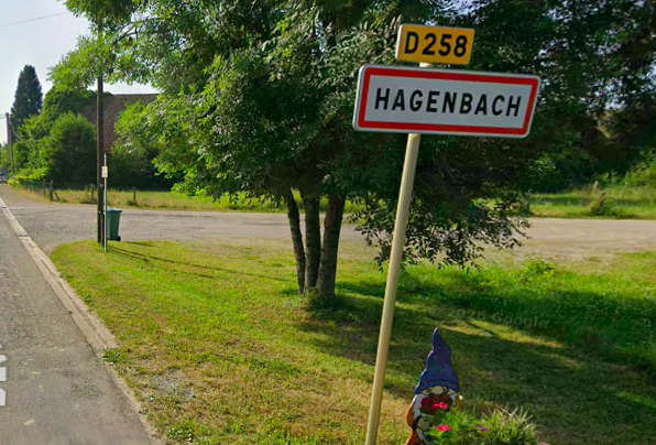 La commune d'Hagenbach, dans le Haut-Rhin, à proximité d'Altkirch.
