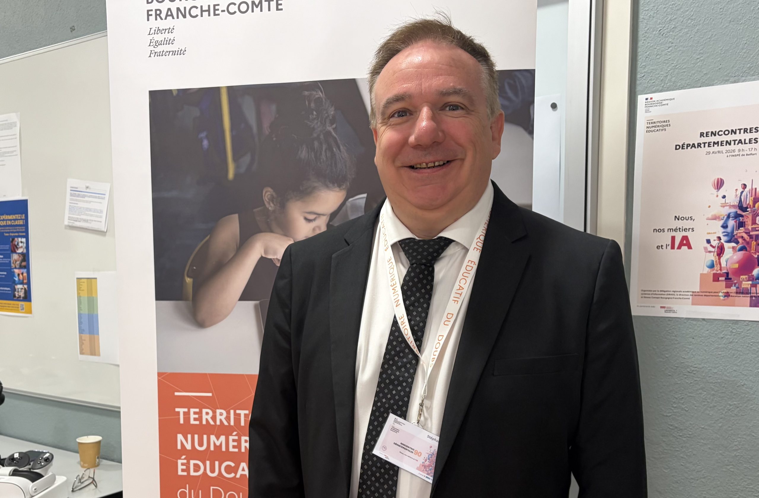 Stéphane Fini, délégué régional académique au numérique pour l'éducation.